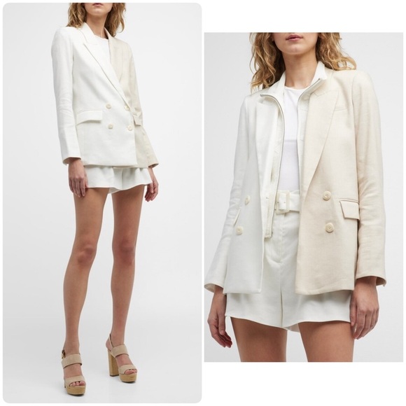 VERONICA BEARD Braeton Two-Tone Dickey Blazer Jacket 🤍 size 2 - Picture 1 of 9